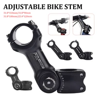 25 4mm31 8mm mtb bicycle stem aluminum alloy bike stem 60%c2%b0 to 60%c2%b0 adjustable bicycle handlebars stem angle riser bike parts