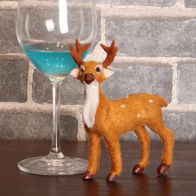 

Christmas Fawn Simulation Elk Christmas Scene Ornaments Props Christmas Decorations Festival Props