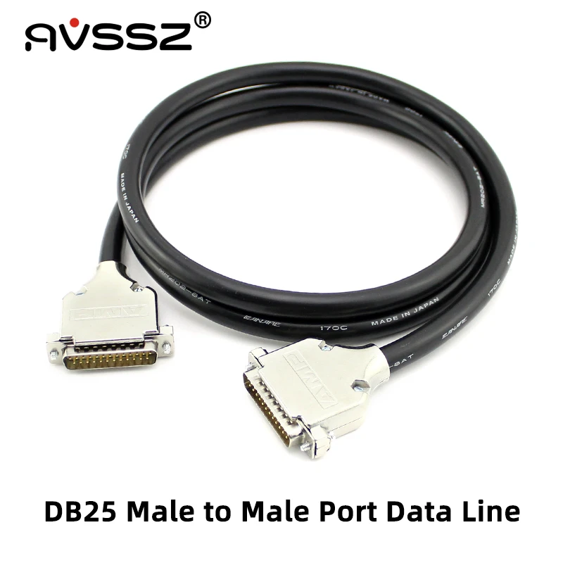 DIY DB25 Multi-channel Audio Line Original CANARE MR202-8AT 8 Way Rainbow Cable Metal Shell AMPDB25 Male to Male Interface Plug