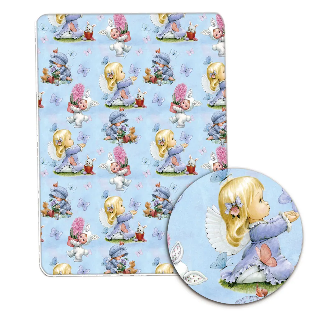 Мультяшное лоскутное одеяло ручной работы для маленьких девочек детская юбка