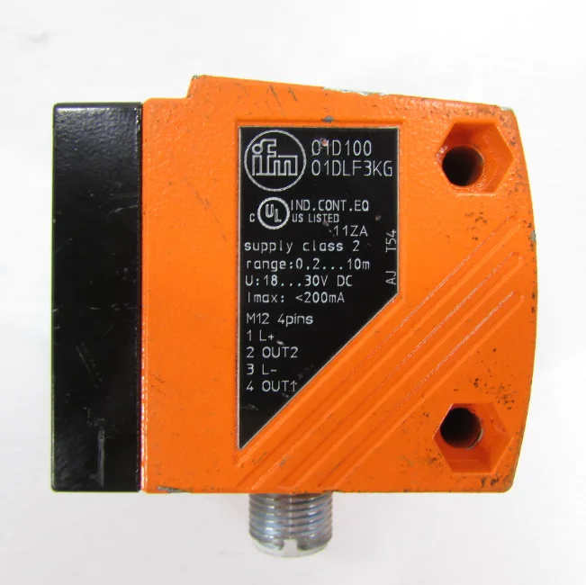 Новый и Лучшая цена фотоэлектрический датчик расстояния IFM 01D100 01DLF3KG 18-30V DC 150mA