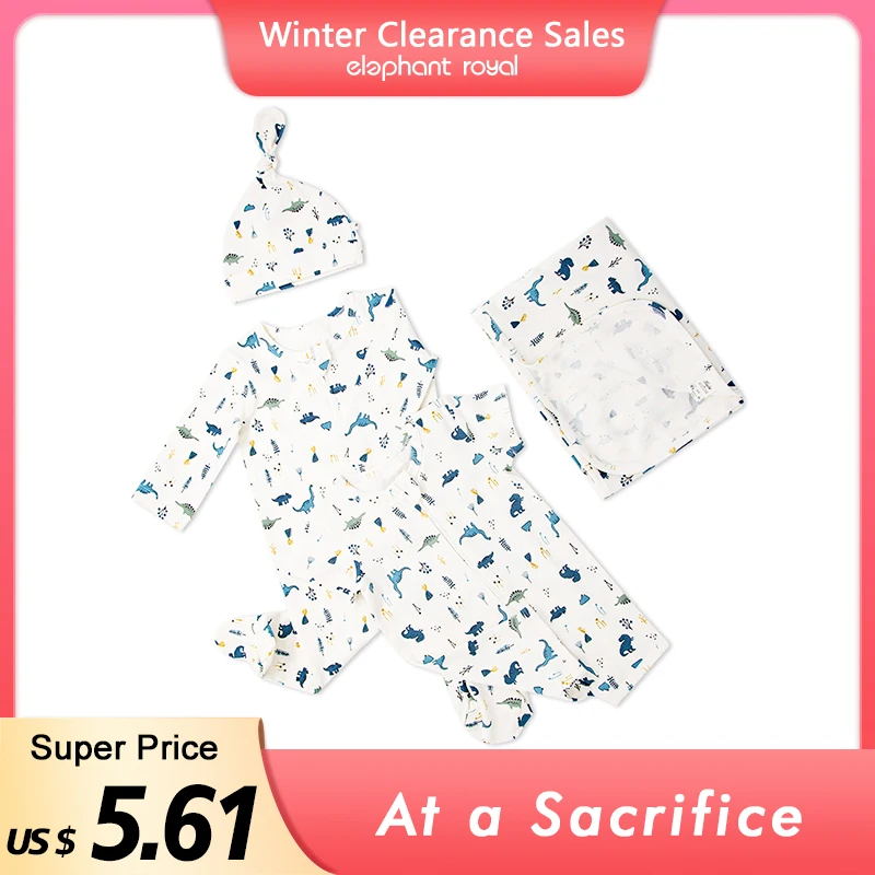 

Cute Dinosaur Printed Baby Cloth Sets New Arrival High Quality Newborn Baby Stuff Skin-friendly One-piece Babysuit