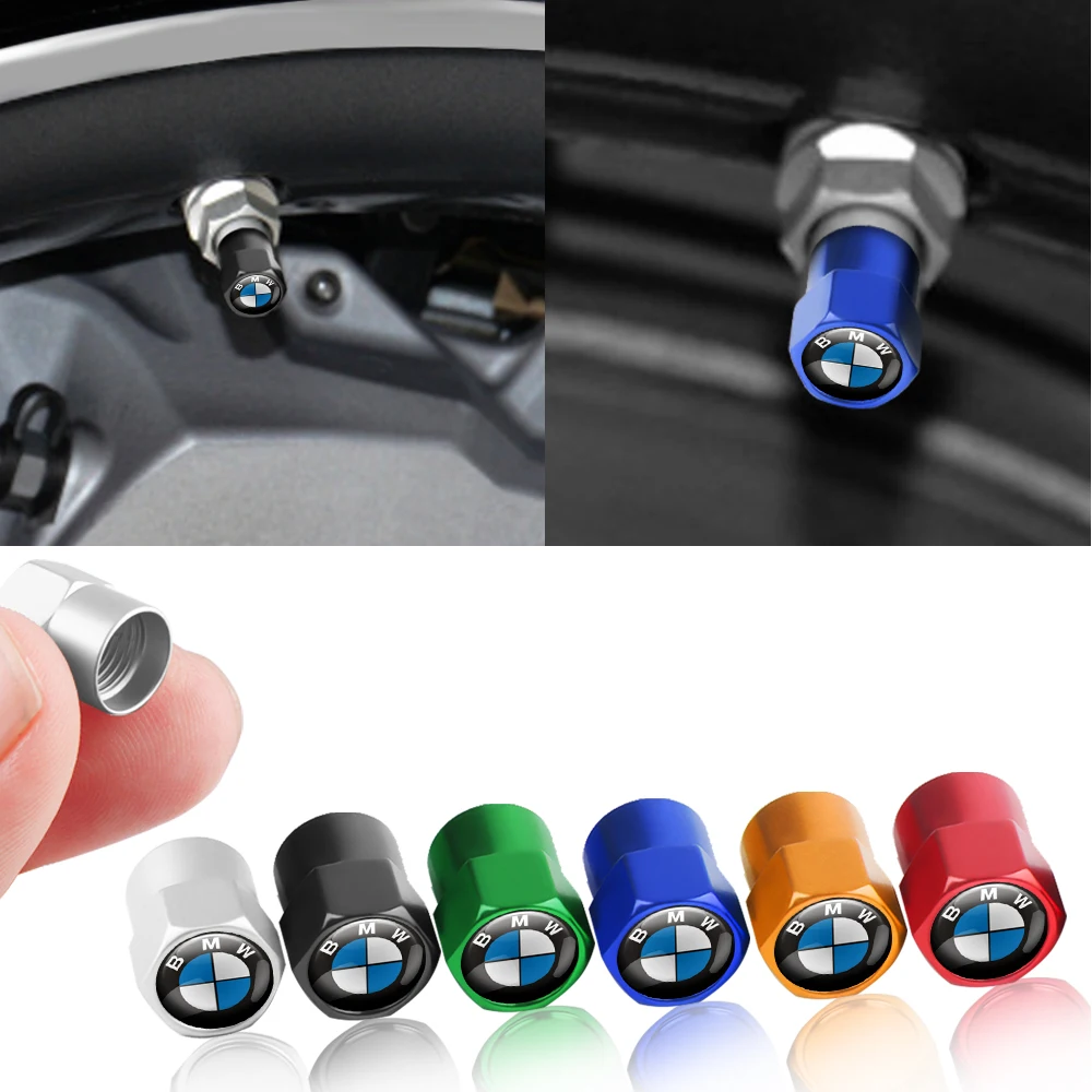 Фото Комплект из 4 колпачков для ниппелей шин (винтовые заглушки) для BMW M, M1, M3, M5, F07, F10, F30, F20, E28, E36, E39, E46, Performance, X1, X2 №1