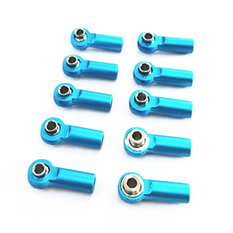 

10Pcs Metal M2.5 Link Tie Rod End Ball Joint For Wltoys A959 12428 144001 WPL C24 MN D90 MN99S RC Car Parts