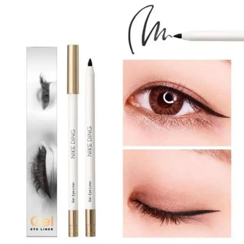 Eyeliner Glue Pen Smudge-proof Eye Liners For Women Waterproof Essence Makeup Black Brown High Pigment Tones With Pencil