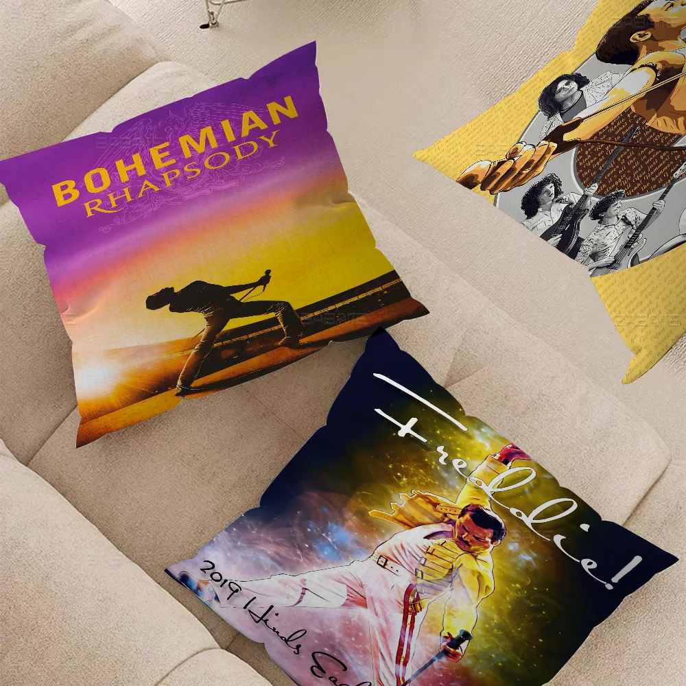 Чехол для подушки Queen F-freddie Musical 30x50 полиэстеровые диванные декоративные