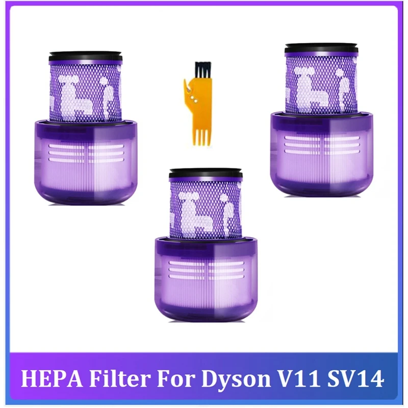 

HEPA Filter Cordless Vacuum Cleaner Accessories Washable Filter For Dysons V11 SV14