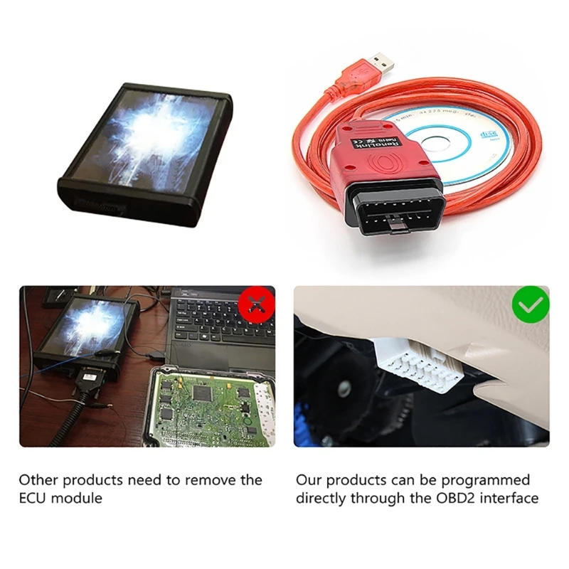 

V1.99 OBD2 Used for Renault Programmer Programming Diagnostic Cable