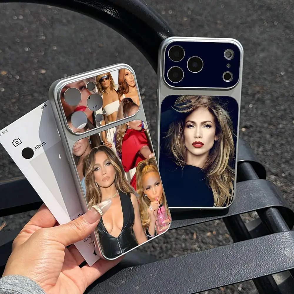 Фото Чехол для телефона Jennifer Lopez из текстурированной кожи ягненка для iPhone 17 16 15 14 13 12 11 Pro Max Plus №4