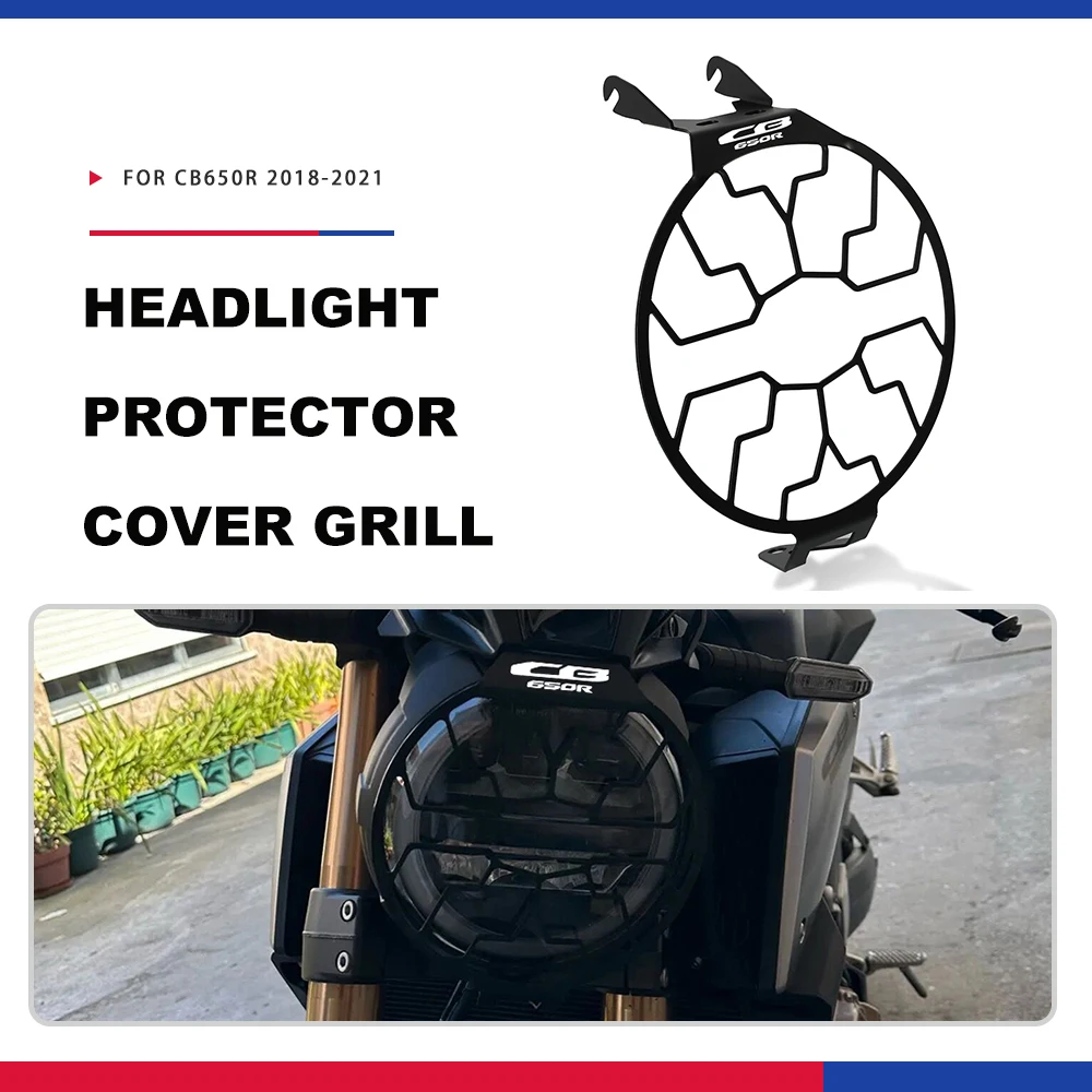 

NEW For HONDA CB 650R CB650R 2018 2019 2020 2021 Accessories Motorcycle modification Headlight Grille Guard Cover Protector
