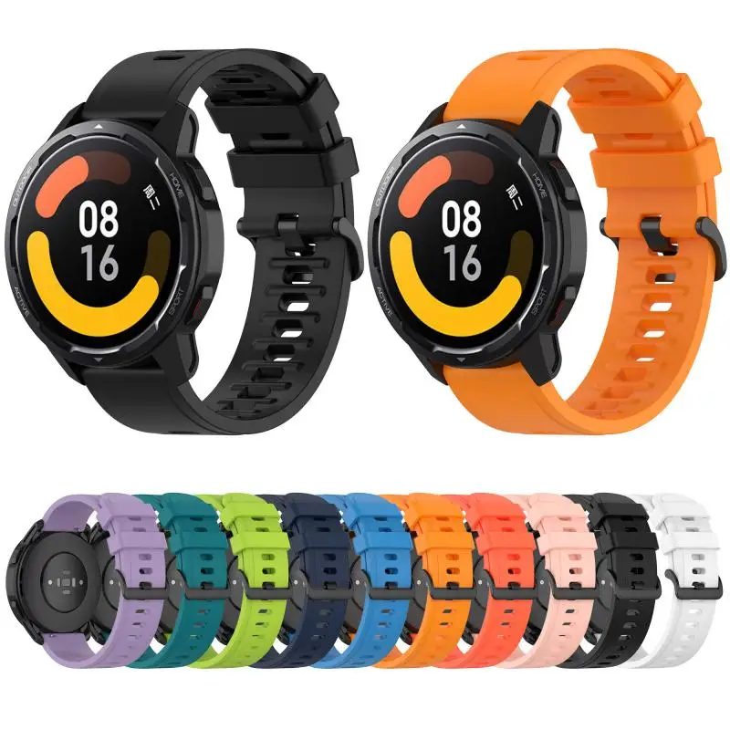 

For Xiaomi Watch S1 Active Mart Watch Wristband Soft Watch Band 22mm Watchband Bracelet Watchband Replacement Strap