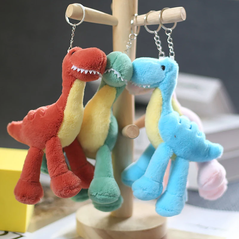 

1Pc Cute Exquisite Distinctive Dinosaur Plush Toy Doll Keychain Creative Backpack Pendant Grab Machine Doll