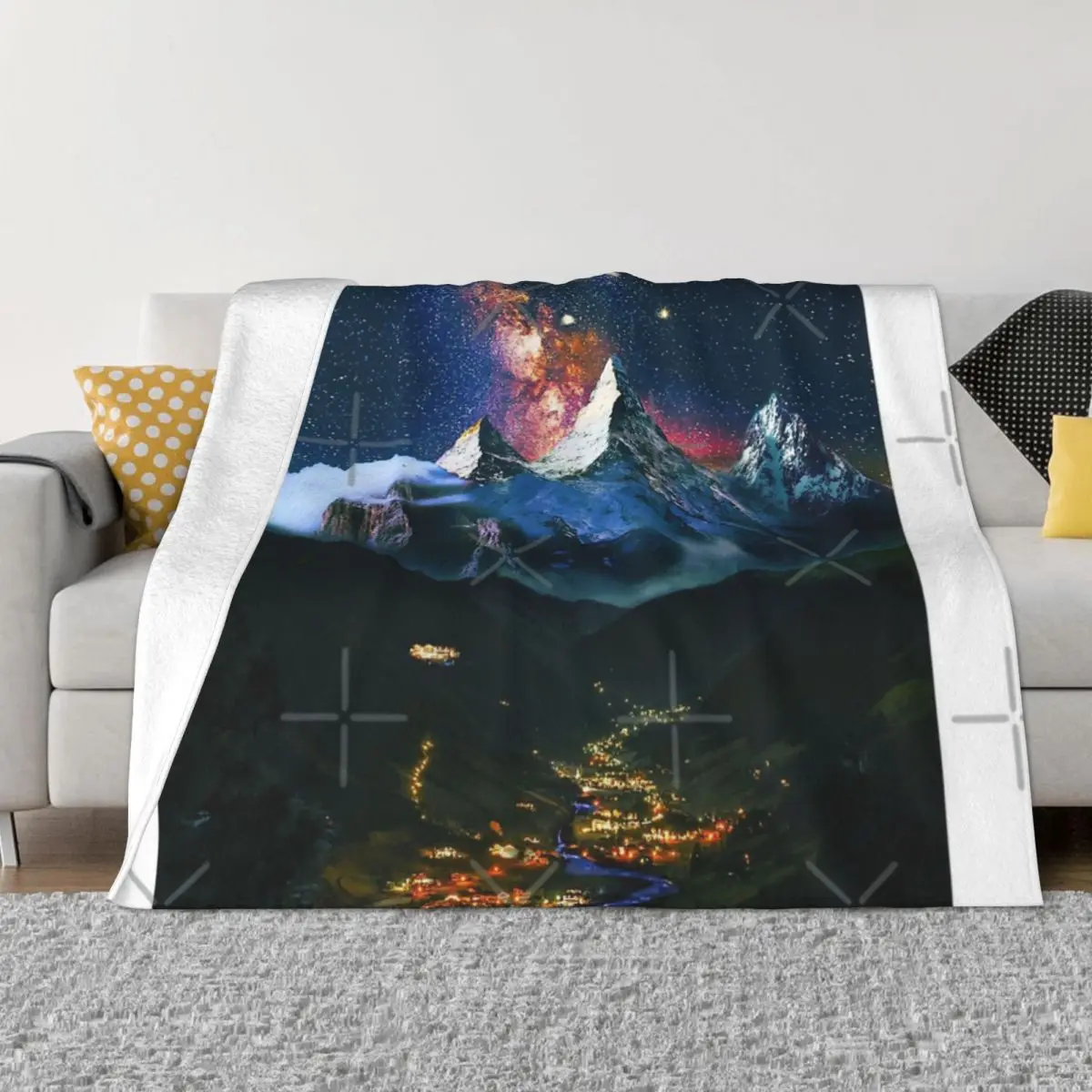 Velaris город звезд ночной Корт двор шипов и роз одеяло покрывало на кровать