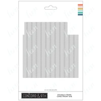 designer double stripe card front metal cutting dies scrapbooking album paper card template stencil die cuts 2022 new moulds