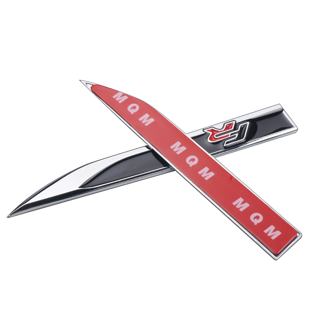 2 шт. FR автомобильный Стайлинг 3D металлическая наклейка на крыло боковой кузов