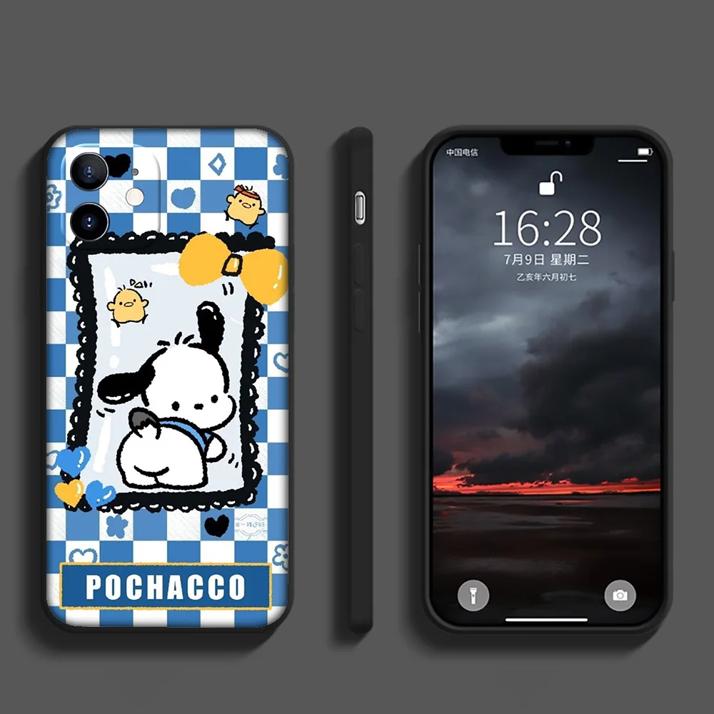 Фото SO48 Cute Pochacco Dog Case для Samsung Galaxy A41 A42 A71 A72 A73 J2 J4 J5 J6 J7 J8 A6 A7 A8 A9 Plus 2018 Prime Pro Core №5