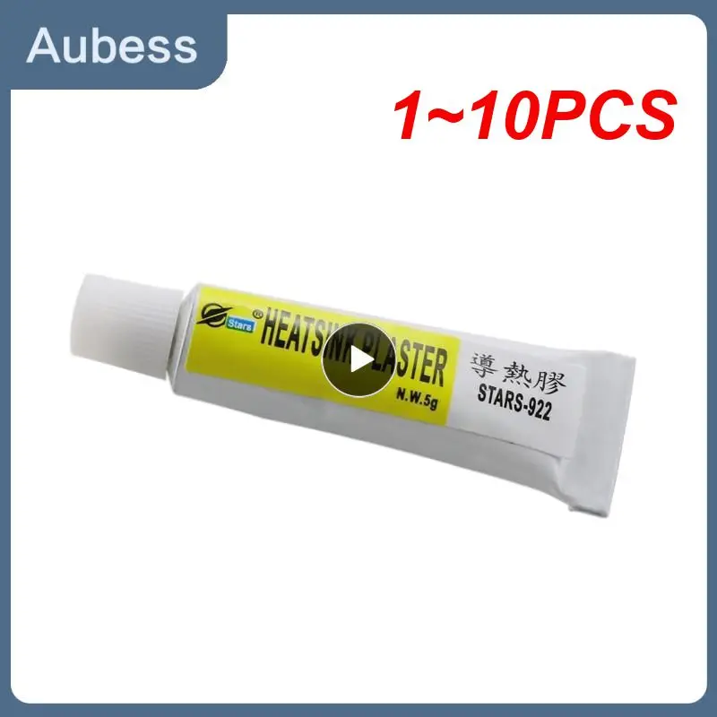 

1~10PCS 5g Thermal Pads Conductive Heatsink Plaster Viscous Adhesive Glue For Chip VGA RAM LED IC Cooler Radiator Cooling