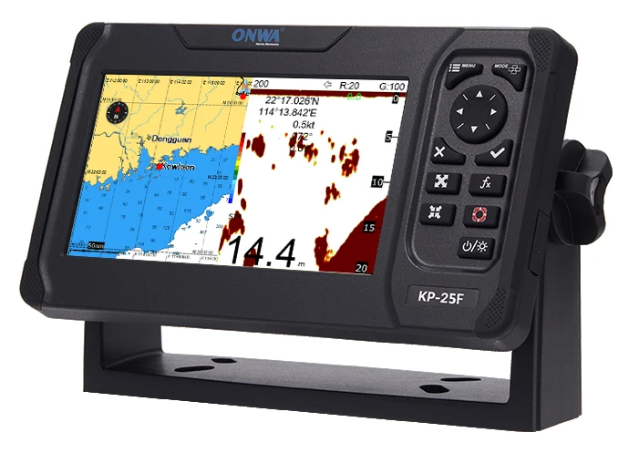 ONWA KP-25F 5-дюймовый морской GPS-картплоттер с эхолотом и датчиком (art.: 3920cd03d60e5) - 3920cd03d60e5