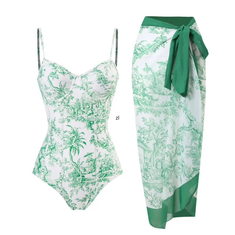 2 Piece Sets Swimsuit Cover-up Women Clothes Crop Tank Tops Bodysuits And Tassels Skirt Fitness Skinny Outfit Suit 2023 Summer