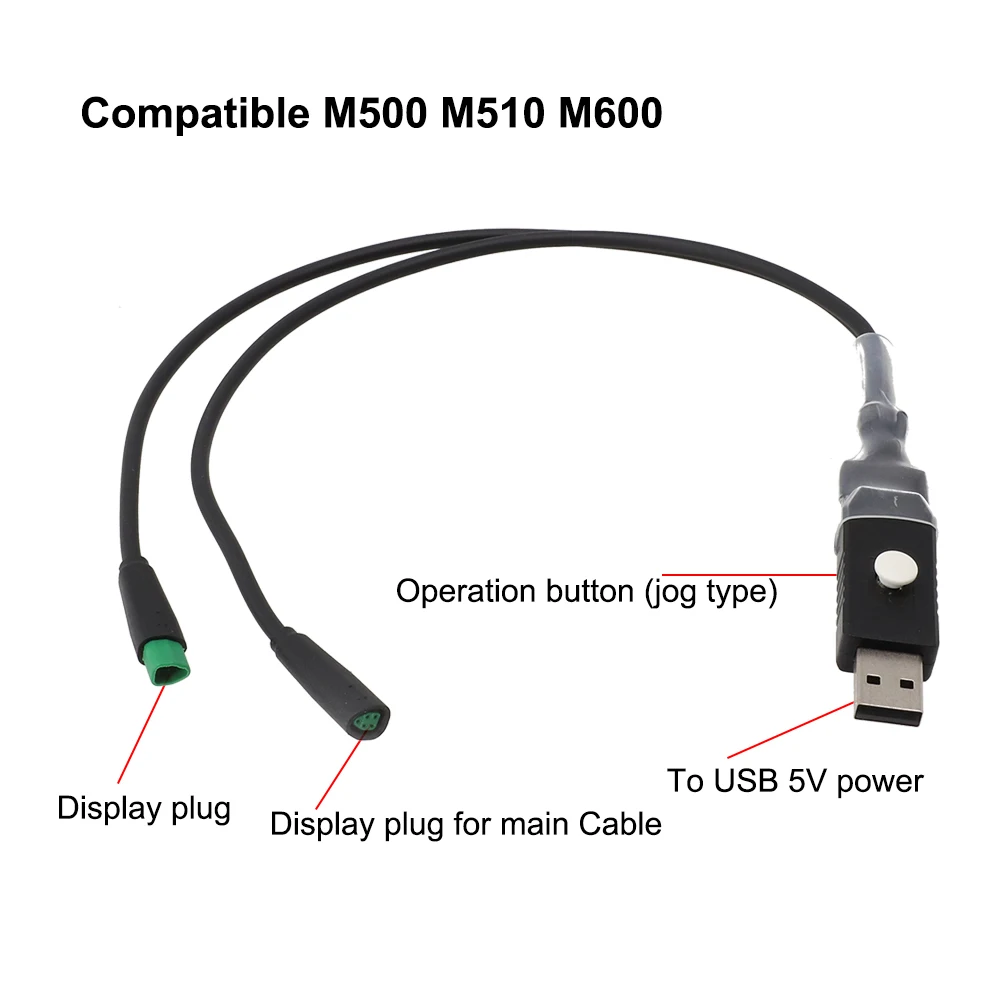 

USB Программируемый кабель для электровелосипеда BAFANG M600 M510 CAN протокол двигателя Специальные Спортивные товары Аксессуары для велосипеда