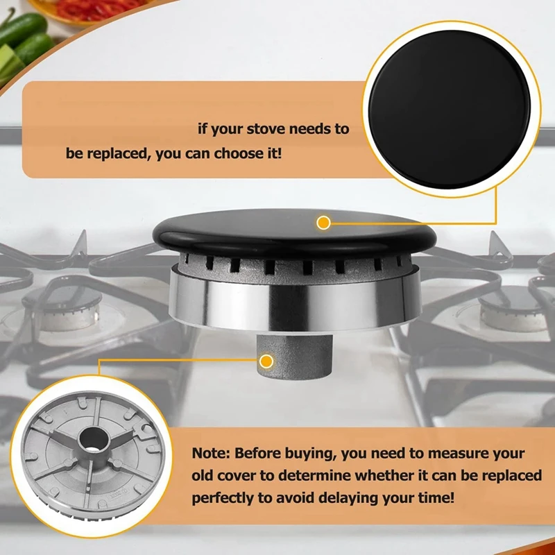 4 шт. крышка газовой горелки для плиты 55 мм 75 100 духовки газовая варочная панель