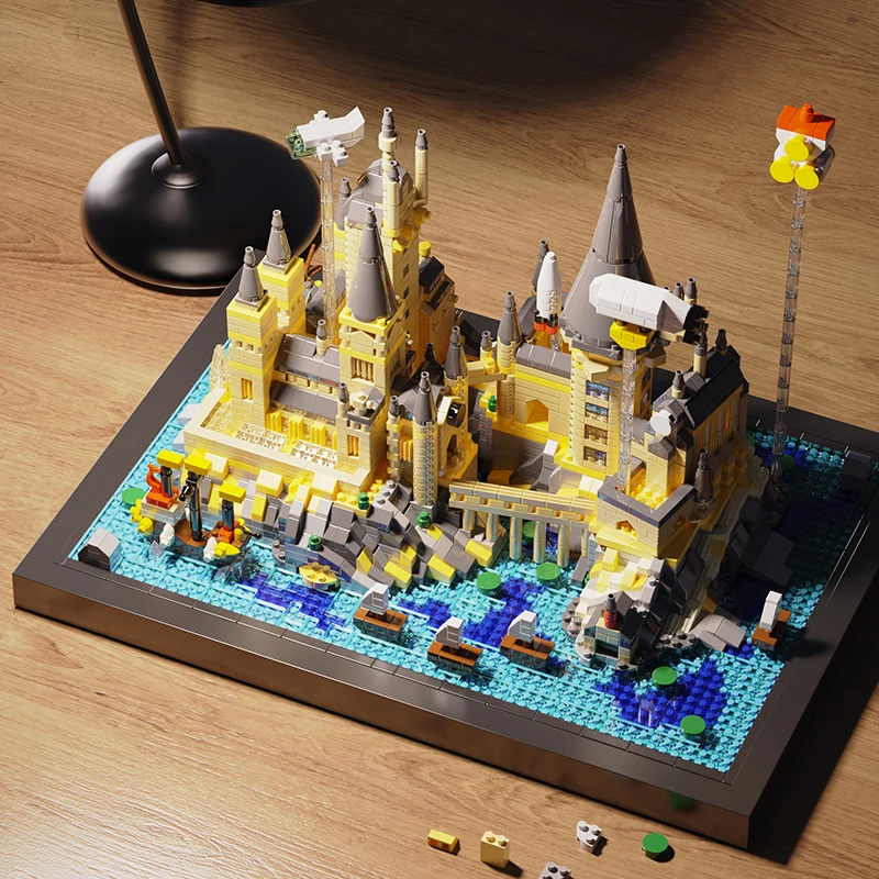 2700 + шт. Детский конструктор волшебный замок