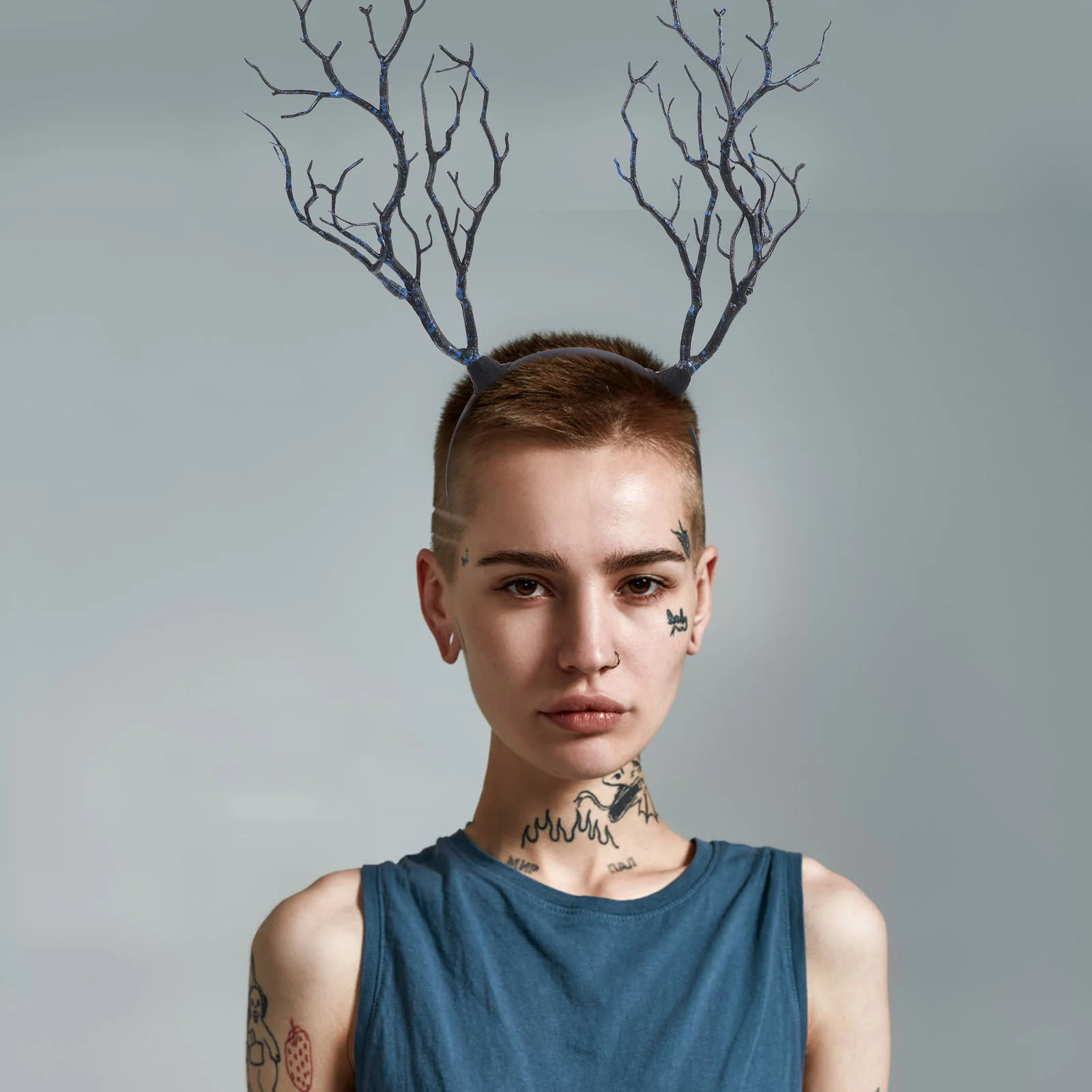 Шляпа ведьмы тиара одежда для волос реквизит ветка головной убор обруч Хэллоуина