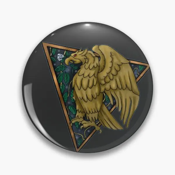 

Ruewen Crest Soft Button Pin Fashion Gift Clothes Badge Funny Cute Brooch Metal Jewelry Lover Decor Collar Creative Hat Cartoon