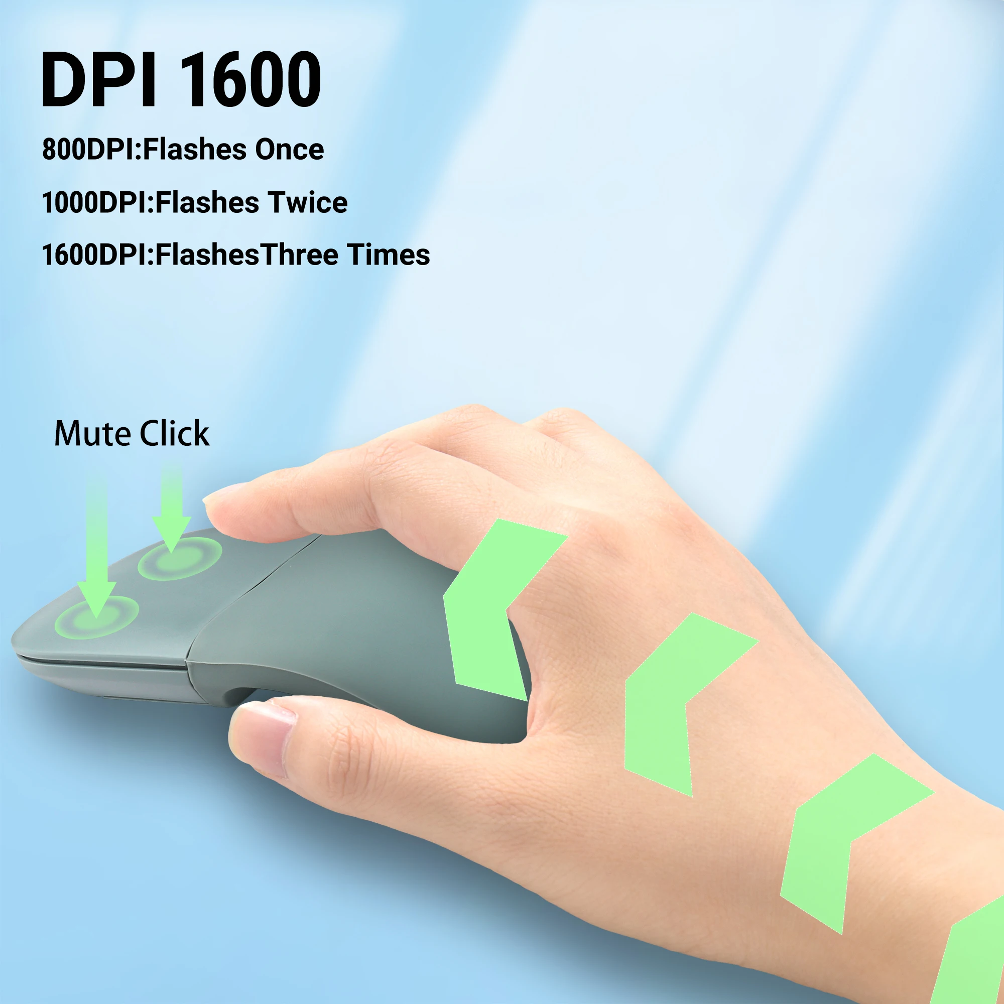 Bluetooth 4.0 беспроводная мышь 1600 DPI складная дуговая сенсорная Ультратонкая