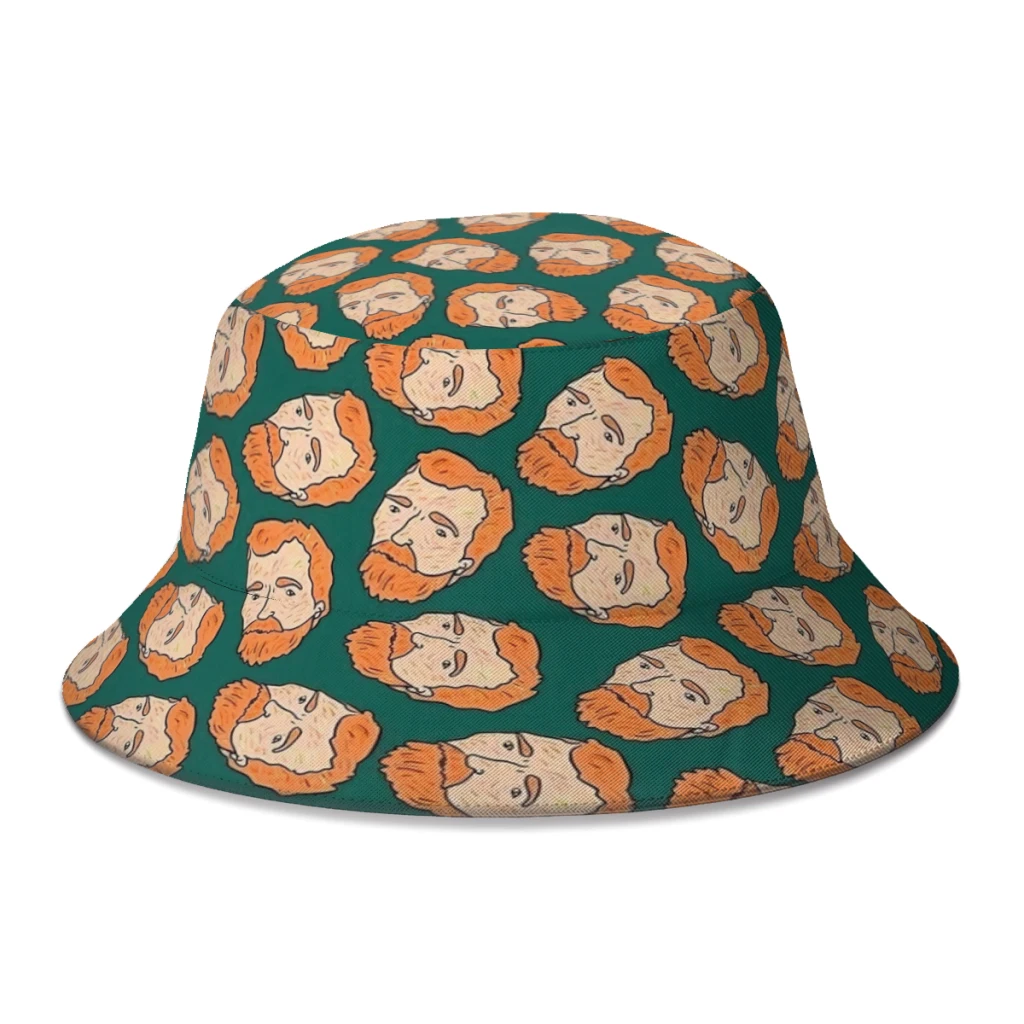 

Летняя мультяшная Милая Панама Ван Гога для женщин и мужчин, уличная дорожная складная шляпа Боб, рыбалка, рыбалка, шляпа для девочек и мальчиков