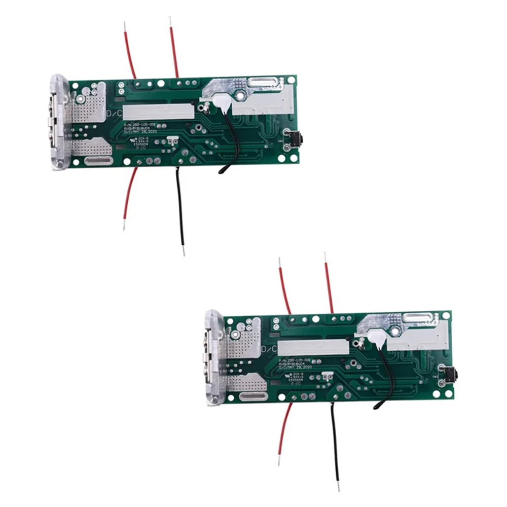 

2 шт. Защитная печатная плата для зарядки литий-ионного аккумулятора для Ryobi 20 в P108 RB18L40 Аккумулятор для электроинструментов