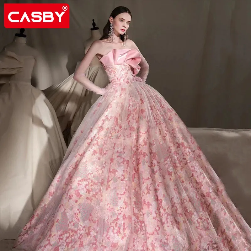 

Casby Host Evening Dress Elegant Summer off Shoulder Annual Meeting Banquet Temperament Women's Long Dresses Style