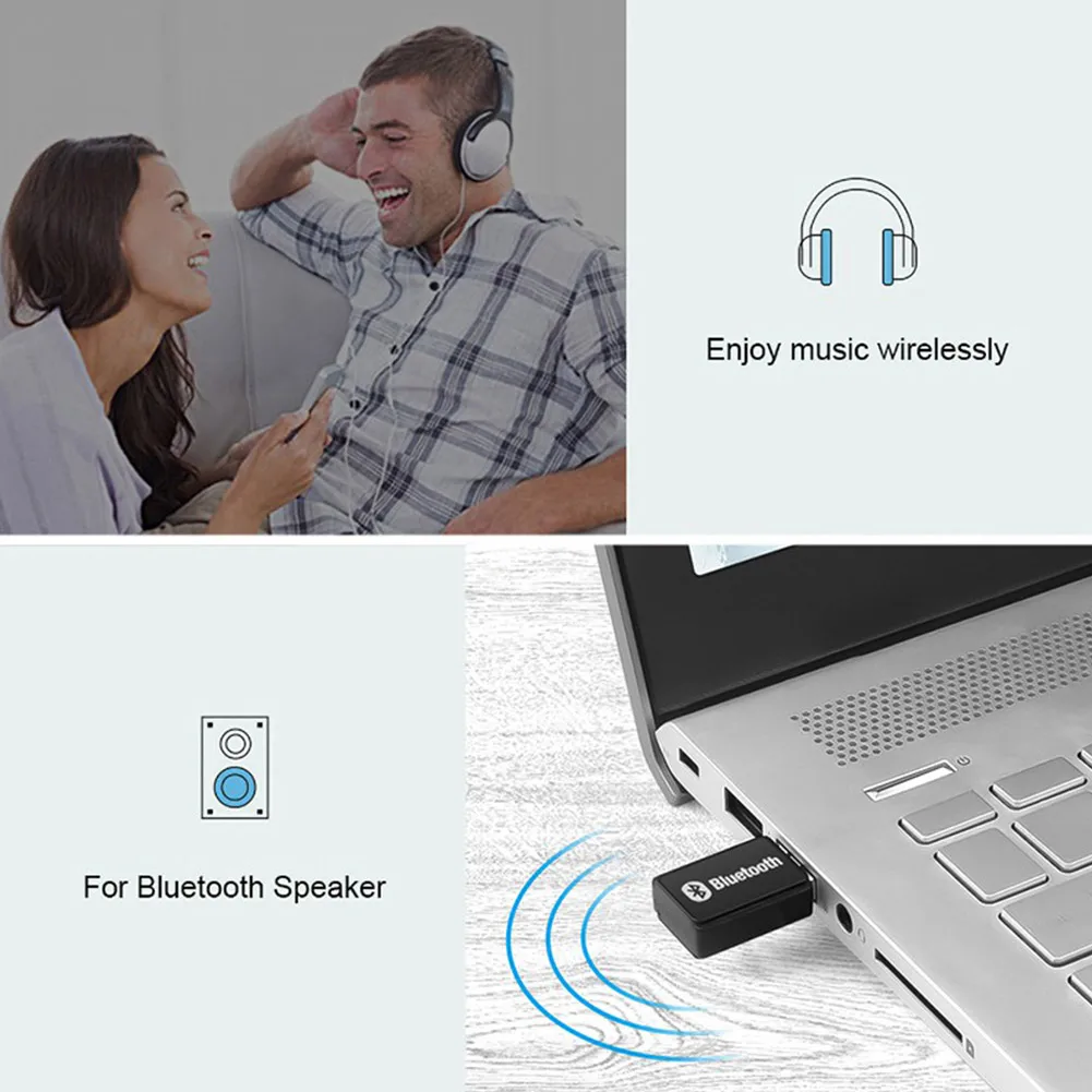 

USB Bluetooth адаптер компьютерный аудиопередатчик телефонный приемник Bluetooth 5,0 3,5 мм AUX порт аудиоприемник через Bluetooth