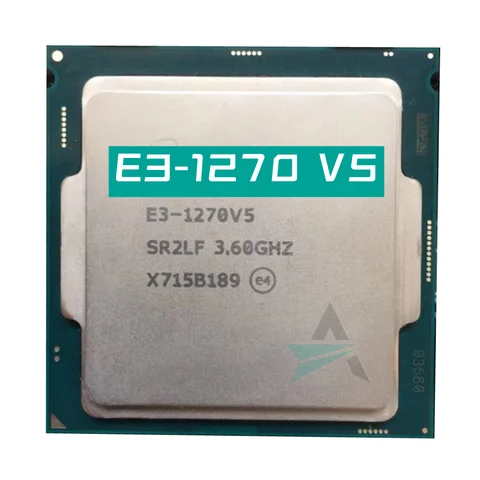 Xeon E3-1270V5 3,60 GHZ Quad-Core 8MB SmartCache E3-1270 V5 DDR4 2133MHz DDR3L 1600MHz E3 1270 V5 FCLGA1151 TPD 80W