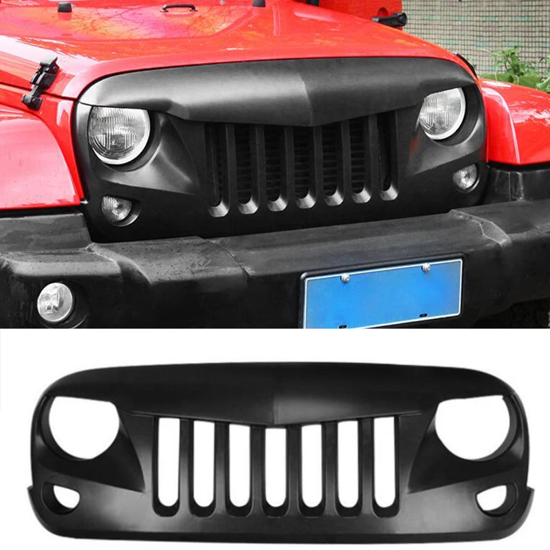 Falcon Eagle Style Front Grill For JEEP WRANGLER Jk Accessories 4x4 Offroad Grille Factory Exterior Parts 2007-2017