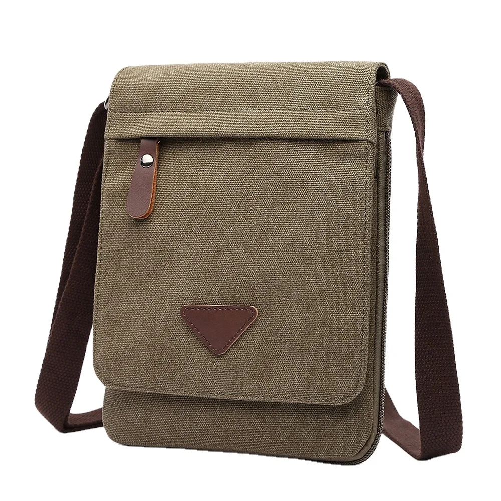

Мужские тканевые сумки-мессенджеры, Новые однотонные сумки на плечо, стильные винтажные дизайнерские холщовые мини-сумки через плечо 2021