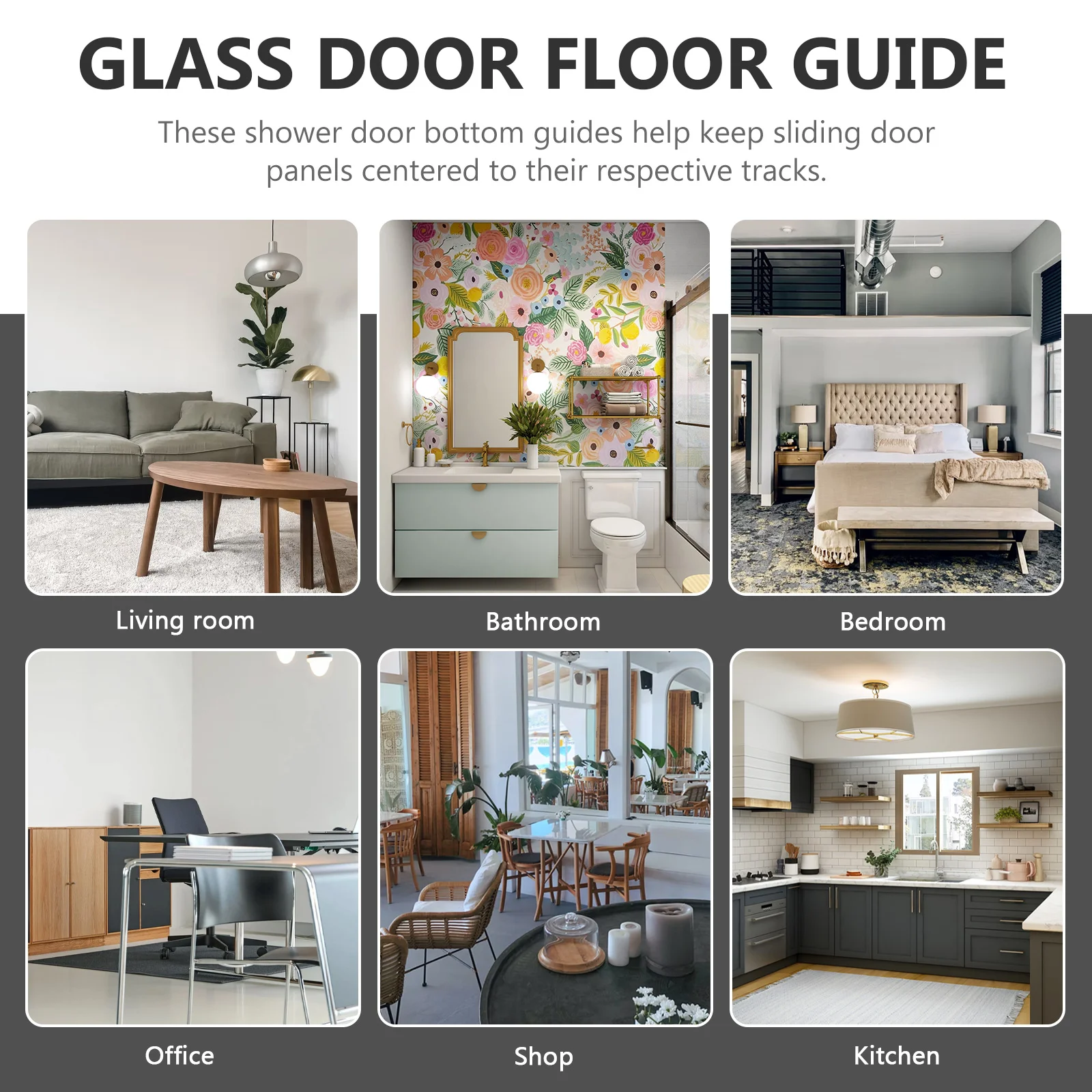 8 шт. нижняя направляющая двери Rieles Para Puertas Corredizas пластиковый пол для раздвижного