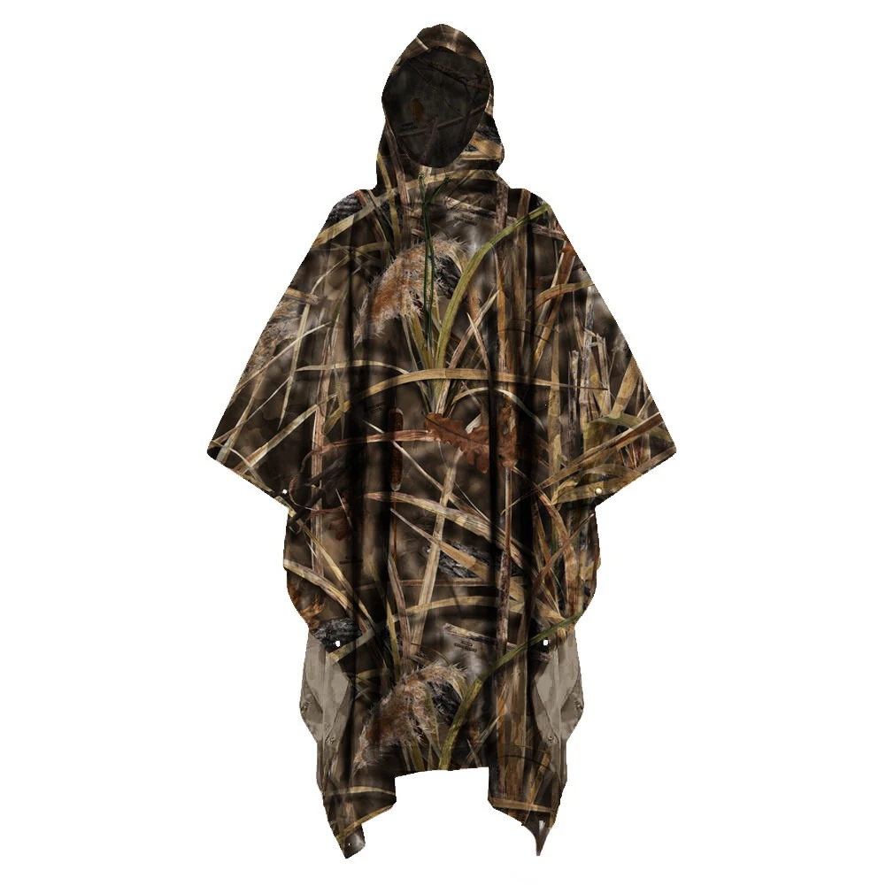 

Hunting Concealment Outdoor Sunshade Camping Waterproof Cloth Ground Mat Raincoat Waterproof Poncho Portable