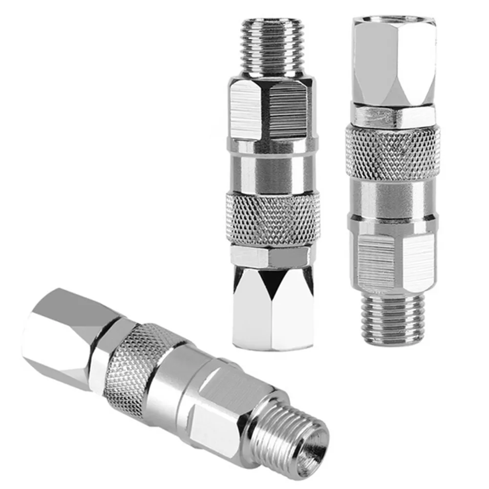 

Spray Hose Swivel Joint 6.6*1.2*1.3cm 93g Connector High Pressure Accessories Stainless Steel For Paint Sprayer