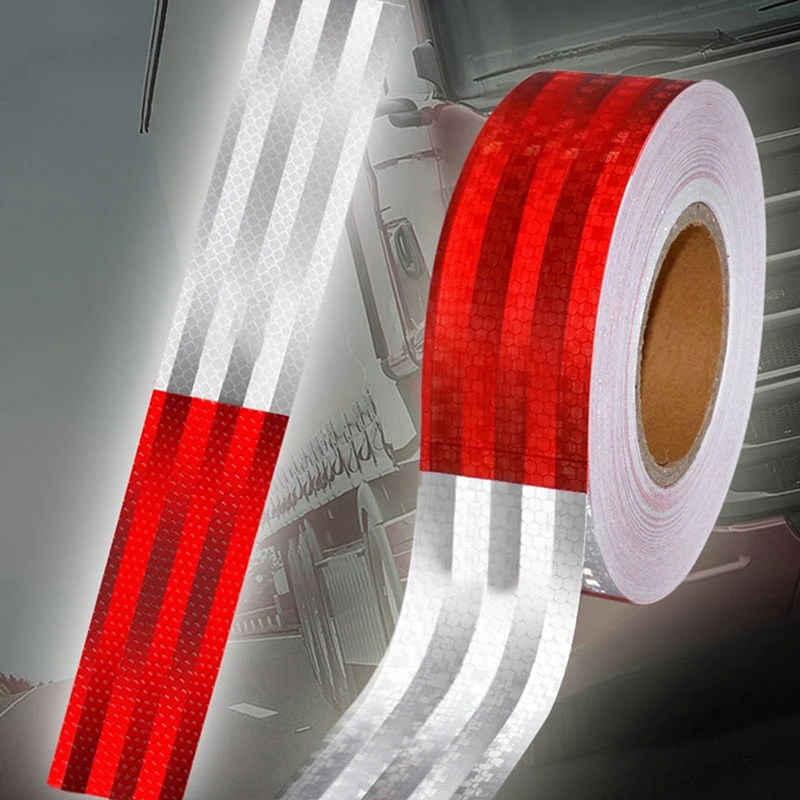 

10 pcs Safety Mark Warning Tape Reflective Stickers For Truck Safety Mark Warning Tape Reflective Stickers For Car