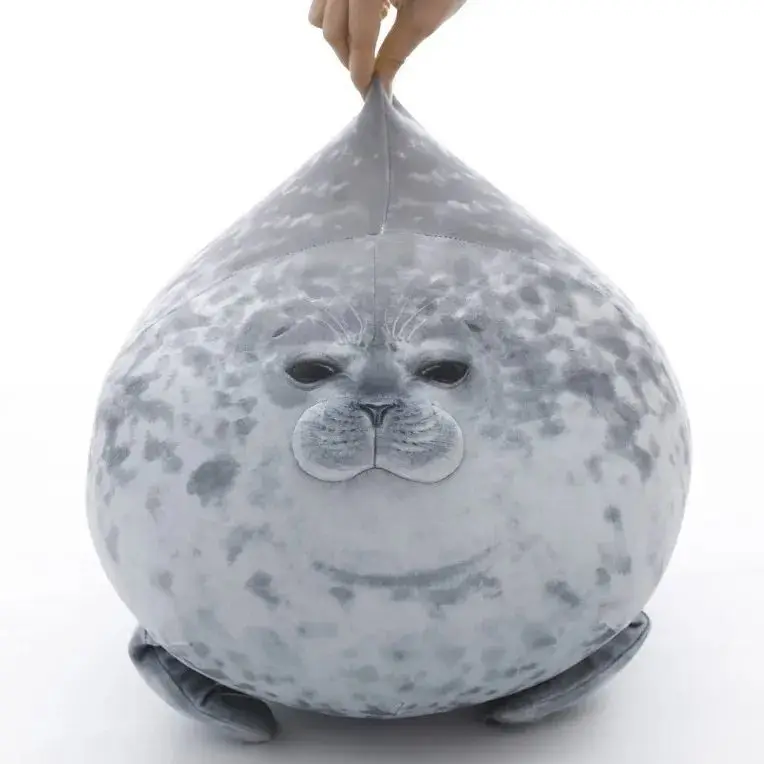 

30/40/60cm Cute Cartoon Animal Novelty Throw Pillows Soft Seal Stuffed Plush Housewarming Party Hold Children Xmas Gifts New