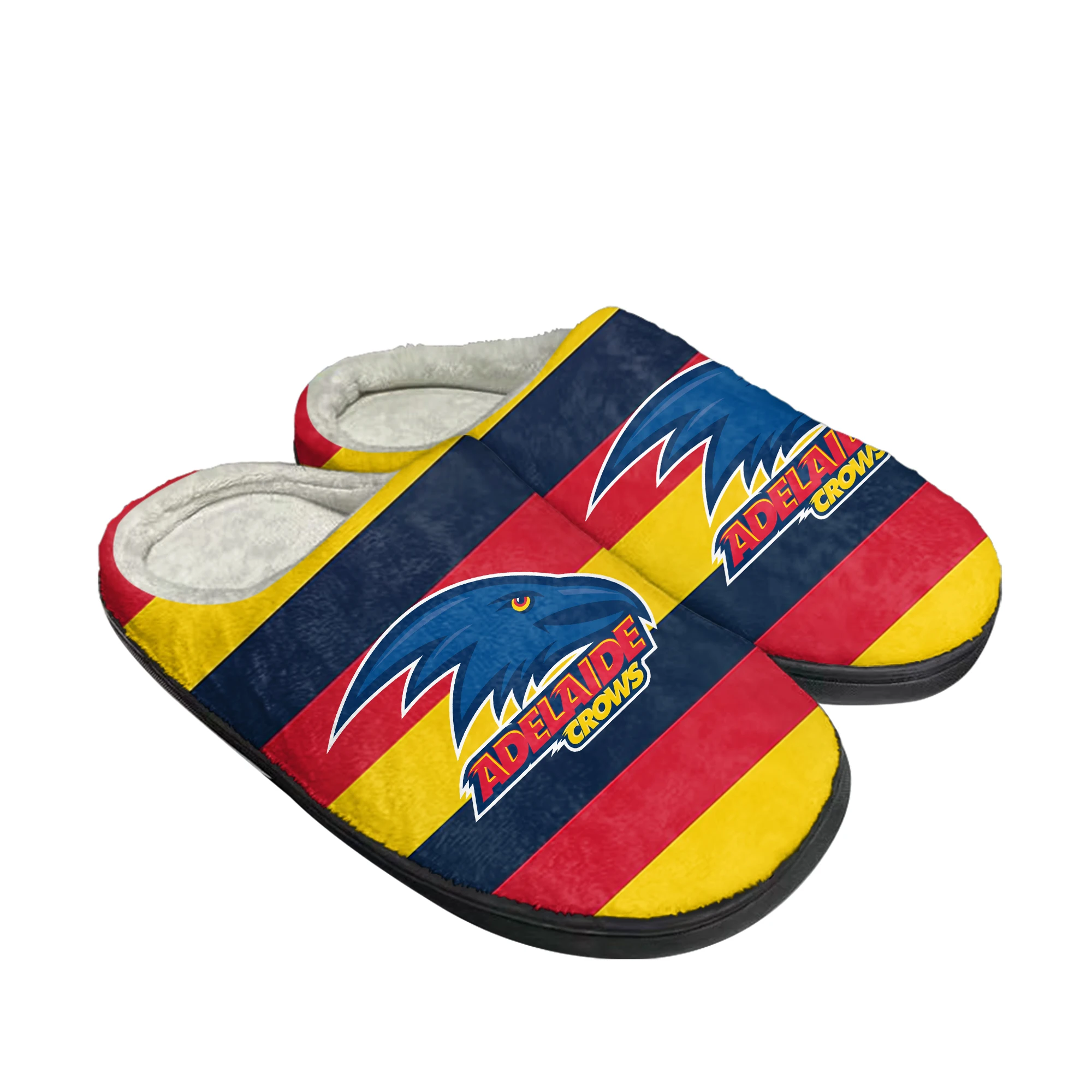 

Adelaide Crows Australian Football Home Cotton Slippers Mens Womens Plush Bedroom Casual Keep Warm Shoes Thermal Indoor DIY Shoe