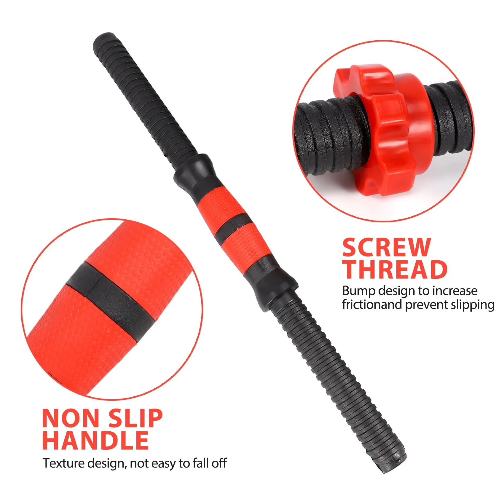 2 шт. гантели Prime ручка для гантелей штанги спортивных тренировок в тренажерном