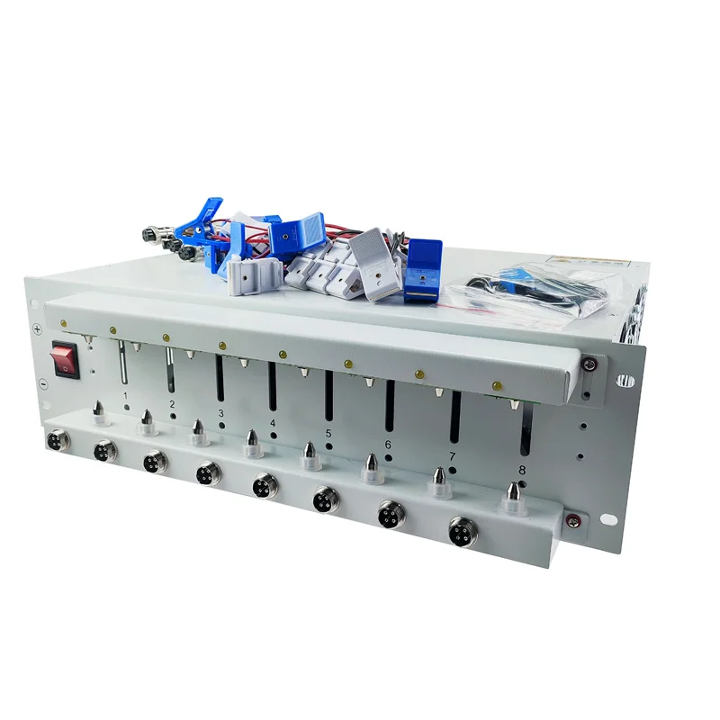 Zketech EBC-X 8-канальный тестер емкости литиевой батареи 18650 зарядка и разрядка