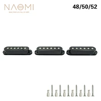 naomi guitar pickup 3pcs set single coil guitar pickup neckmiddlebridge for electric guitar 485052mm guitar accessories
