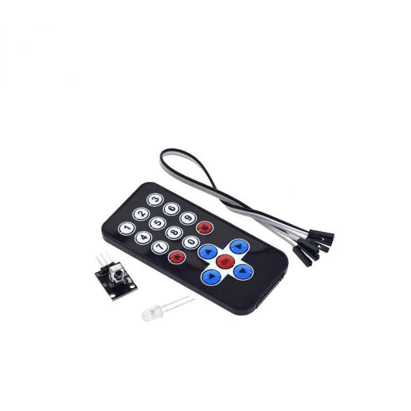 

Инфракрасный беспроводной модуль дистанционного управления, комплекты приемника HX1838, инфракрасный приемный модуль с кодом NEC для ARDUINO, набор из 3 предметов