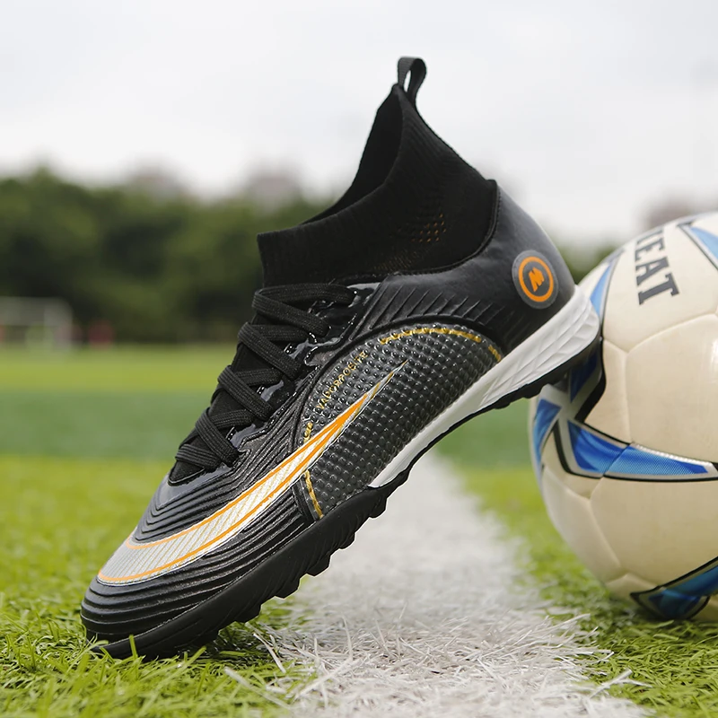 2023 Hot-Selling Football Boots Men's Soccer Cleats TF/FG Kids Wear-Resistant Training Shoes Outdoor Non-Slip Sneakers Size35-46