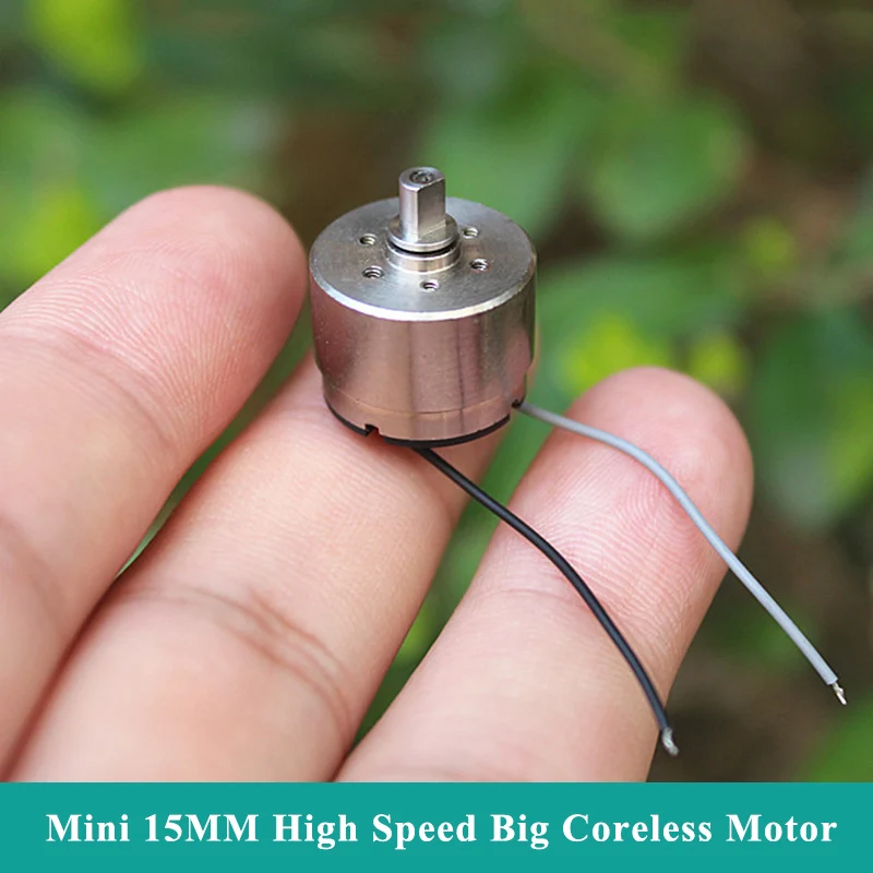 

1511 Mini 15mm Big Coreless Motor Micro 5-Pole Rotor Hollow Cup Motor DC 3V 3.7V 19000RPM High Speed DIY Hobby Toy Model Engine