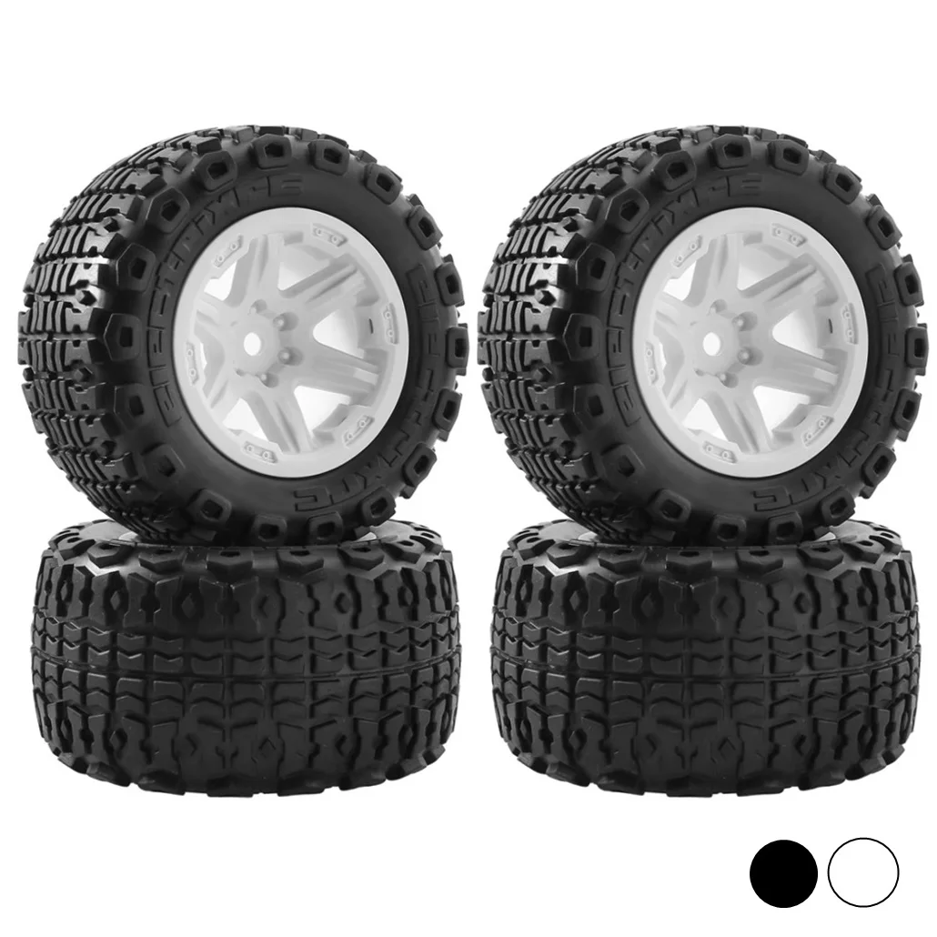 

4pcs 104mm 1/10 Monster Truck Buggy Tires Wheel 12mm Hex for Traxxas HSP HPI Tamiya Kyosho Arrma Wltoys Upgrade Parts