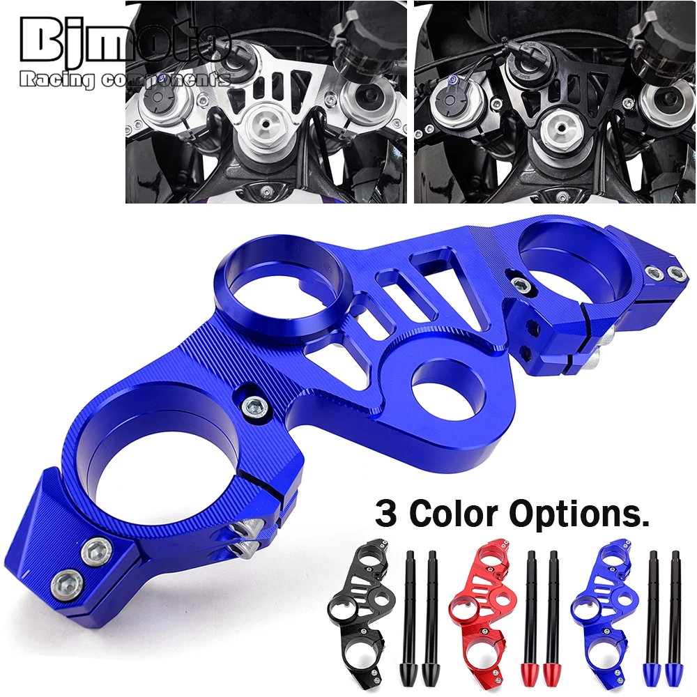 

Тройной зажим для мотоцикла S1000 M1000 S M 1000 RR, алюминиевый держатель вилки с ЧПУ, панель для BMW M1000RR S1000RR 2019-2022